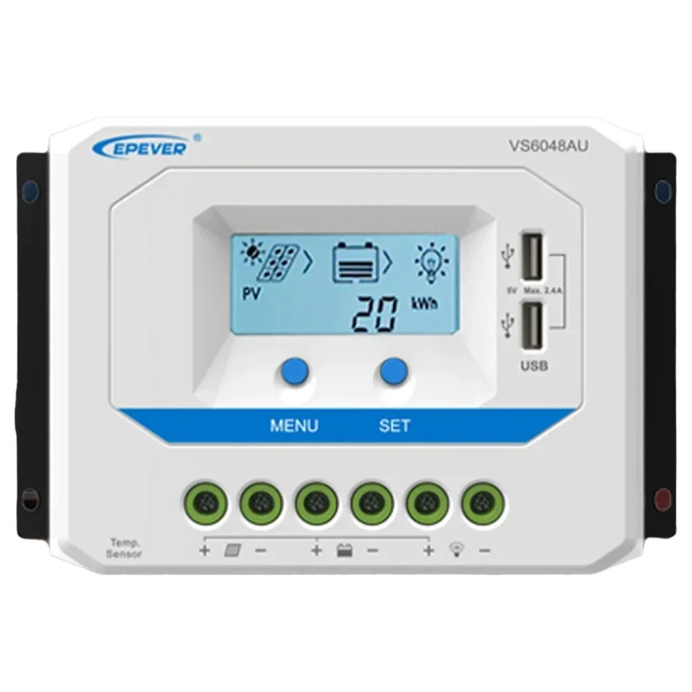 VS1024AU 10A EPEVER Solar Charger Controller Adopt Fully Digital Technology 12V