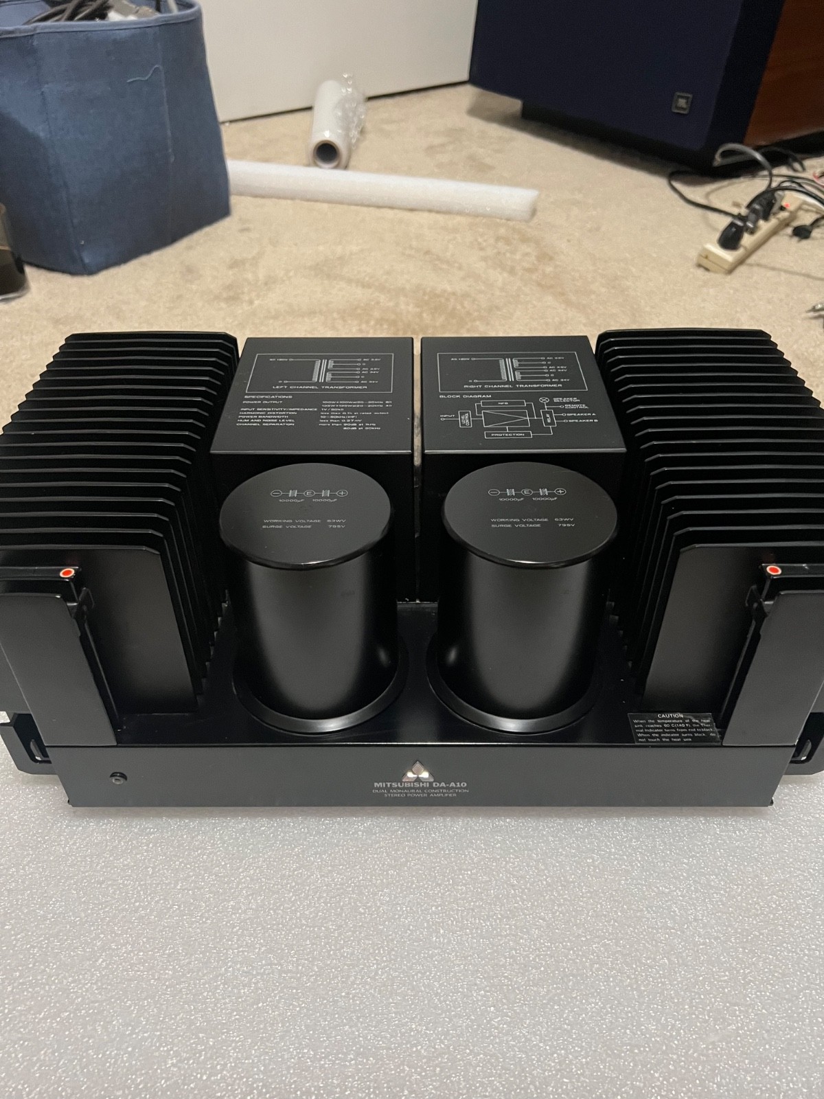 Mitsubishi DA-A10 Vintage Stereo Power Amplifier...Must See