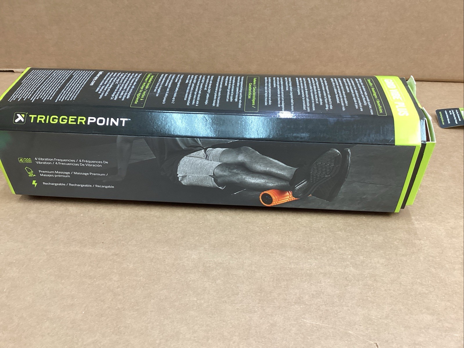 TriggerPoint GRID Vibe Plus Foam Roller - Orange New