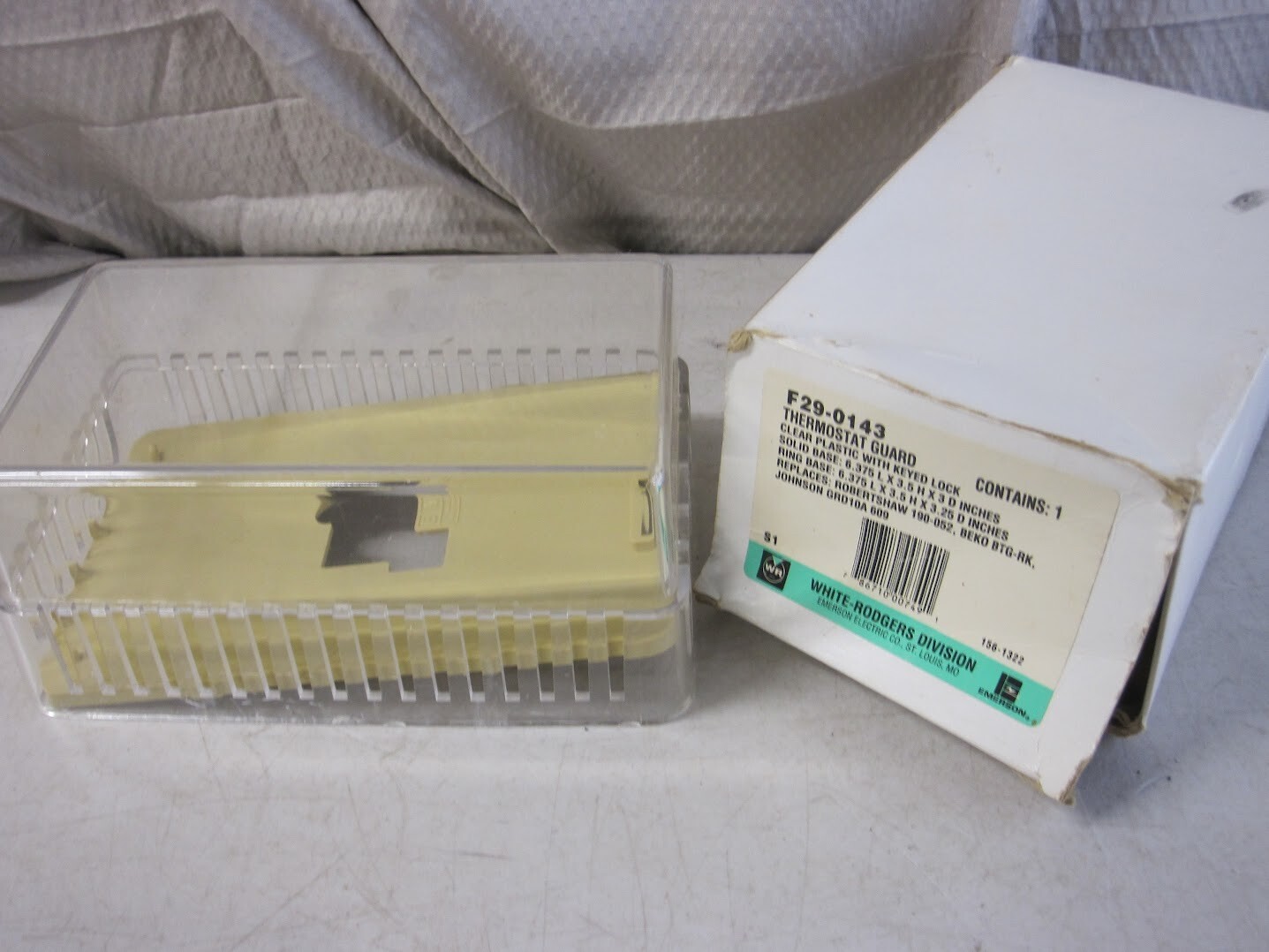 Emerson White-Rodgers F29-0143 Locking Thermostat Guard - No Lock