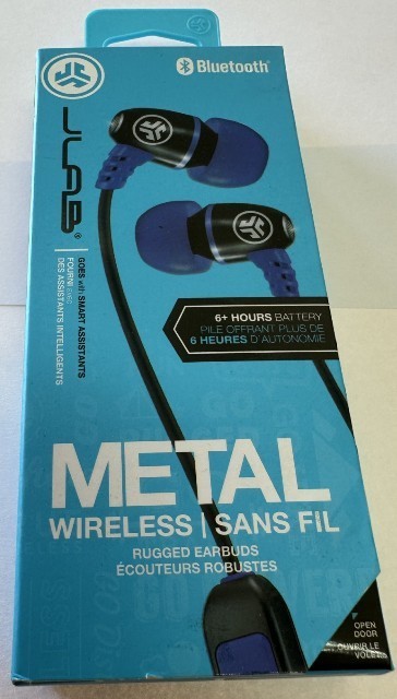 JLab Metal Bluetooth Wireless Rugged Earbuds