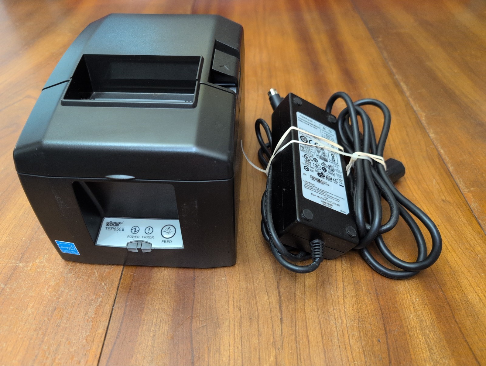 Star TSP654II Thermal Receipt Printer, USB, Auto Cutter (TSP650ii) w/Power Cord