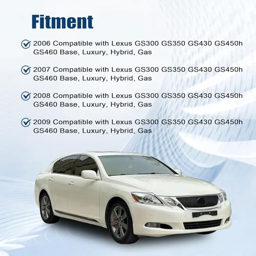 Driver Side Bottom Perforated Leather Seat Cover Compatible with Lexus Tan