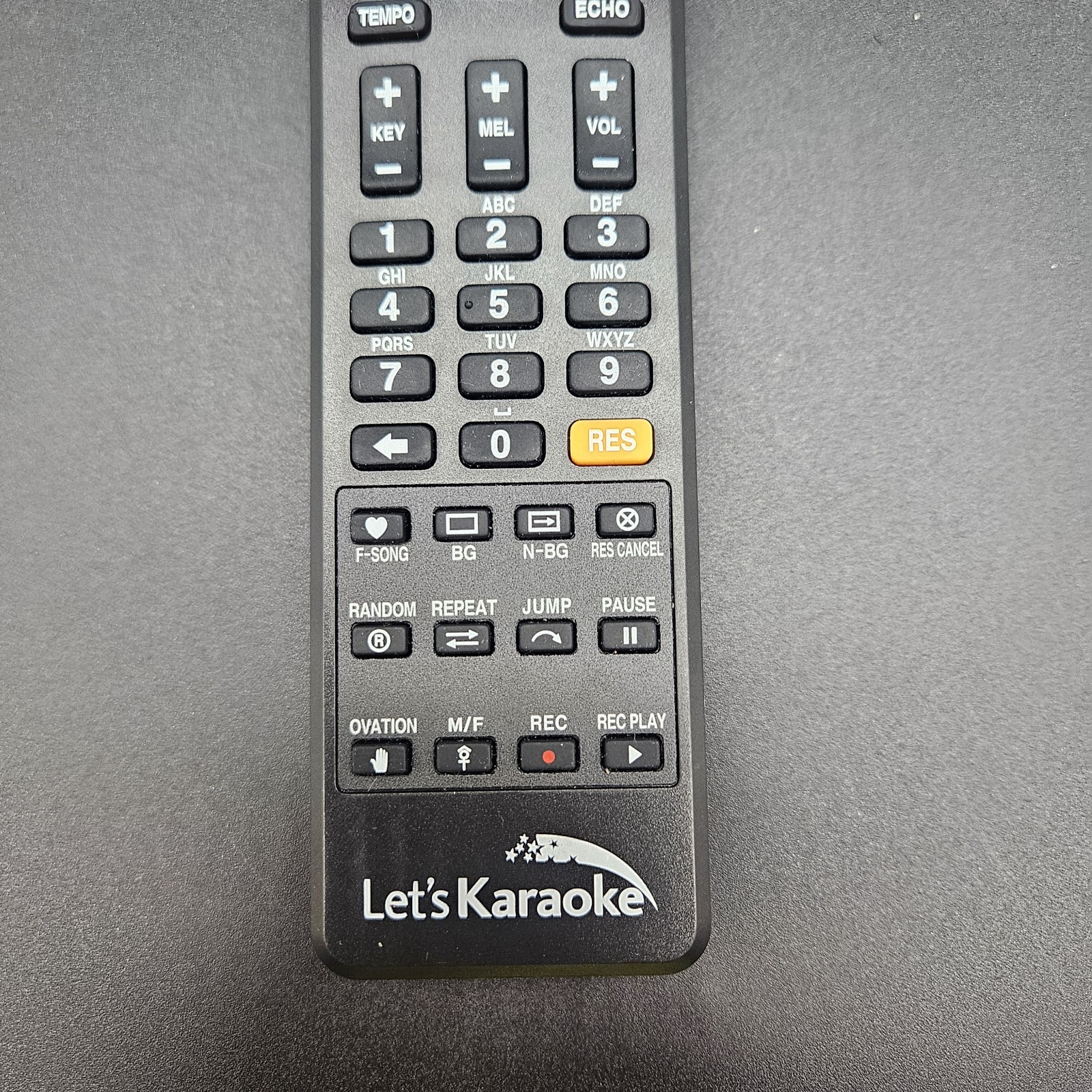 Original OEM Let's Karaoke System Magic Sing Remote Control Tested Working