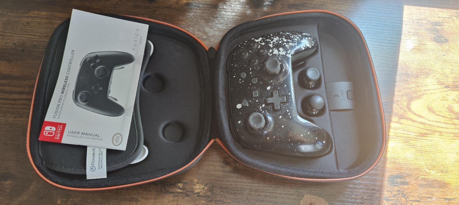 PowerA Fusion Pro Wireless Controller for Nintendo Switch w/ Carrying Case