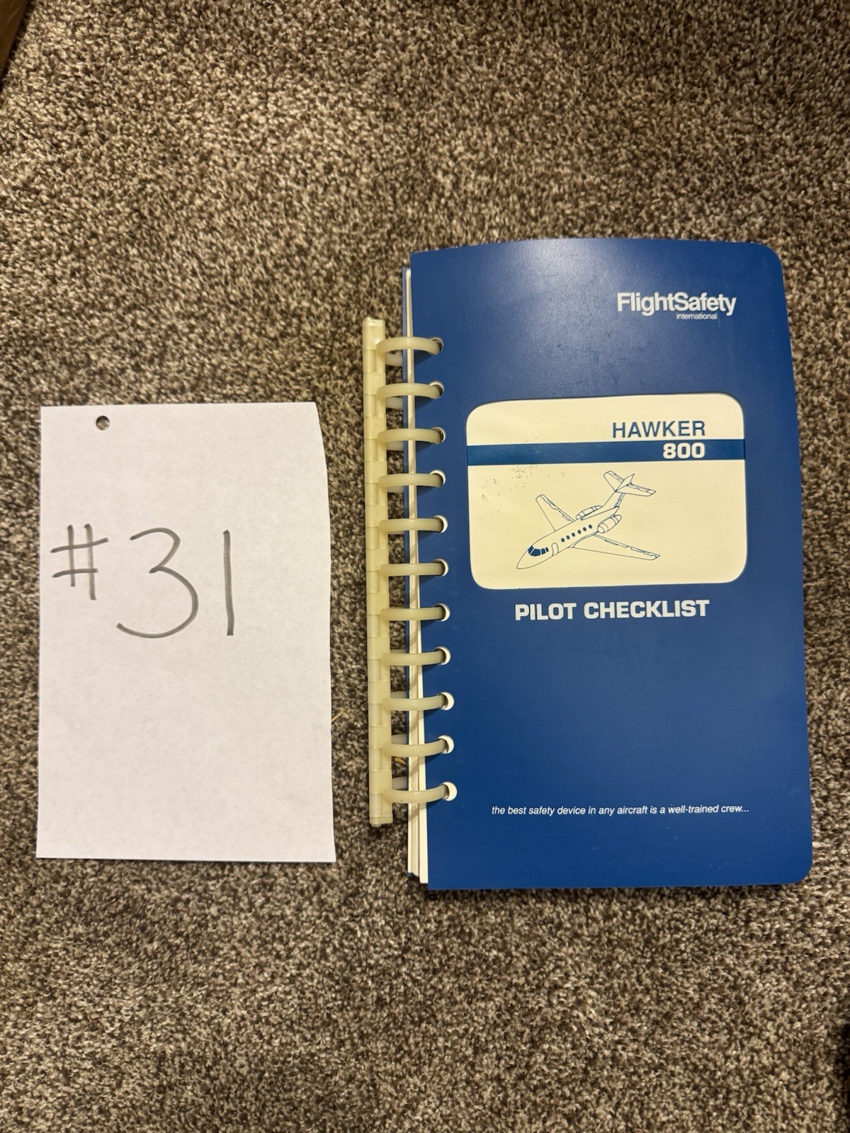 Hawker 800 Pilot Checklist FlightSafety