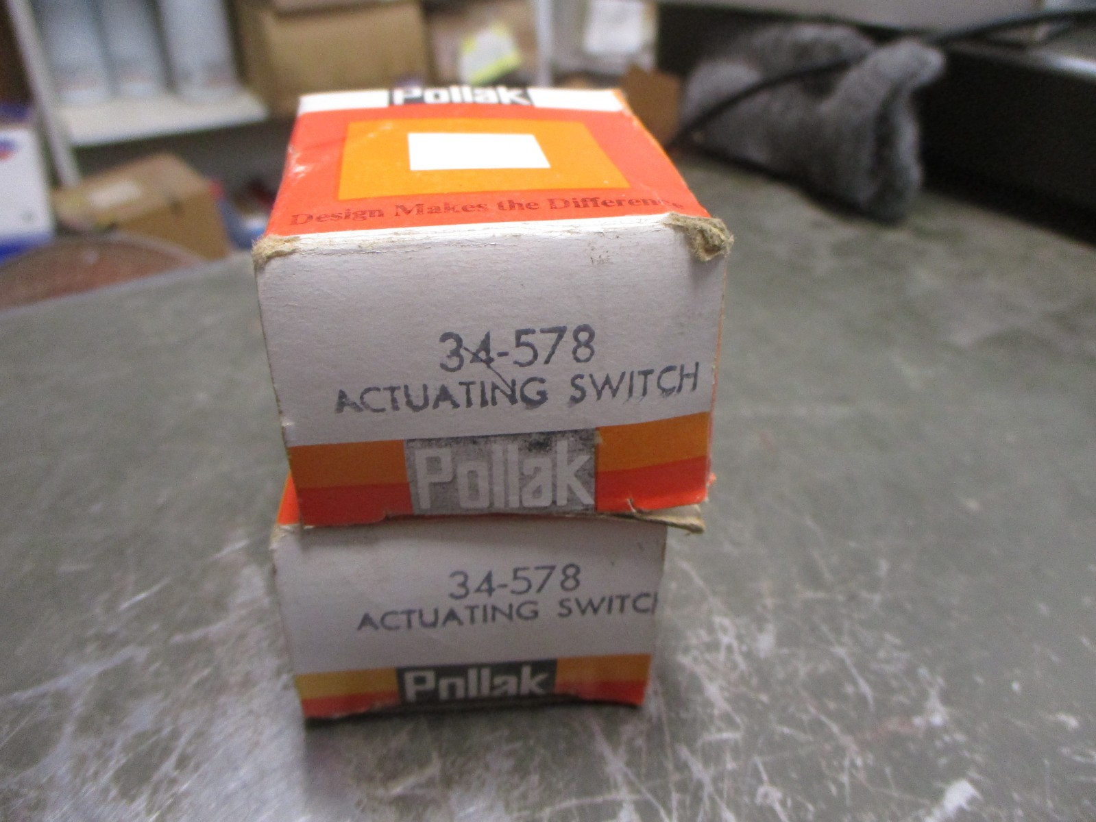 Two Pollack 34 578 Actuating Switches