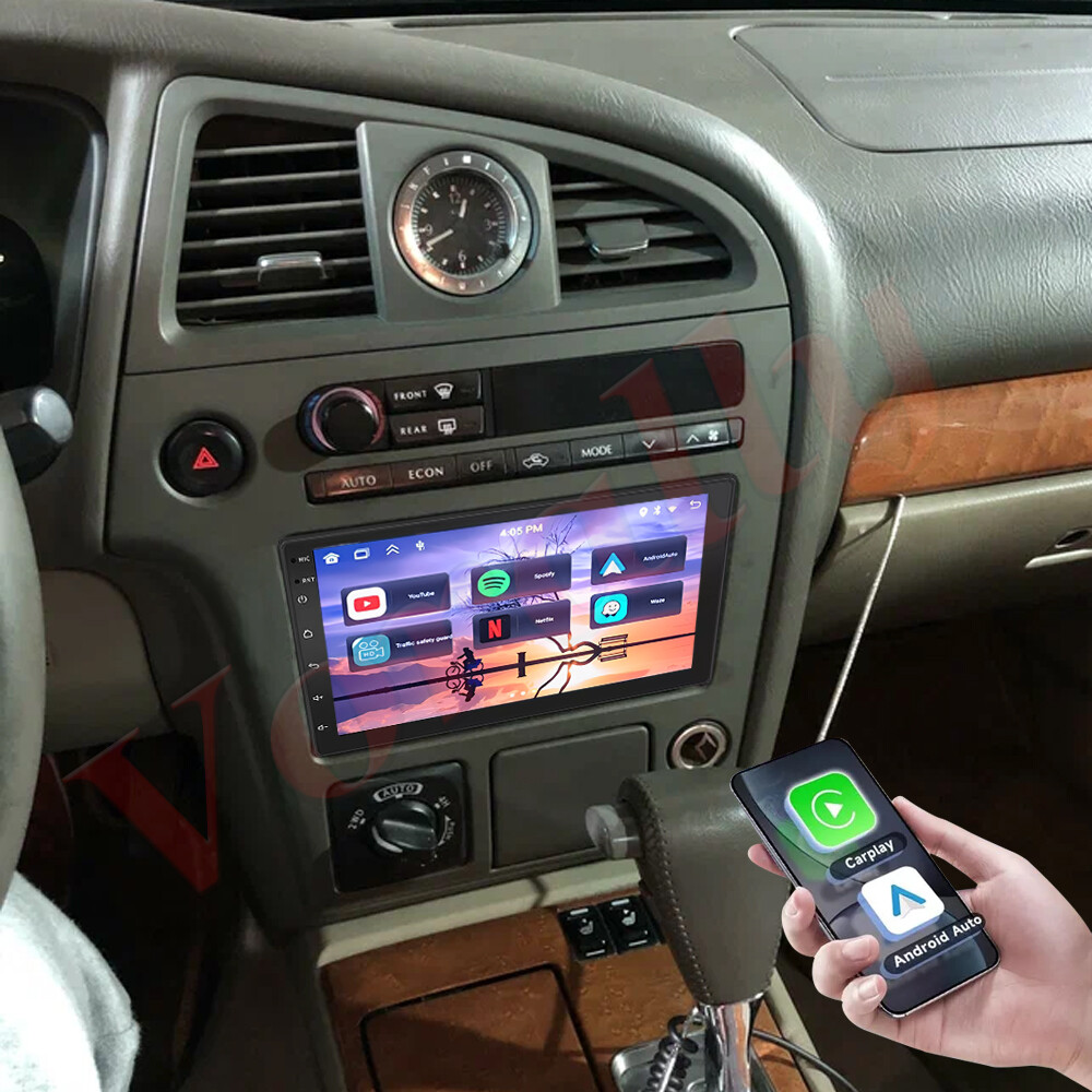 For 2001 2002 2003 INFINITI QX4 Android 14 Navi CarPlay Car Stereo Radio GPS