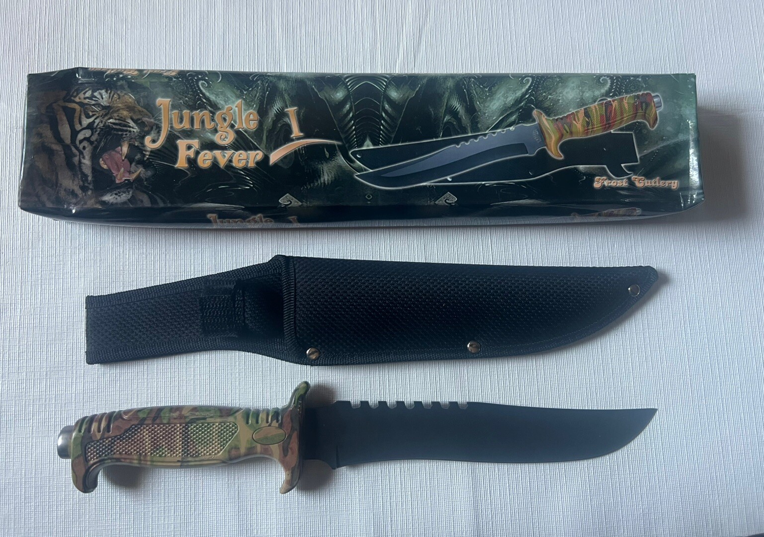 Frost Cutlery 13 1/2” Jungle Fever I Fixed Blade Knife