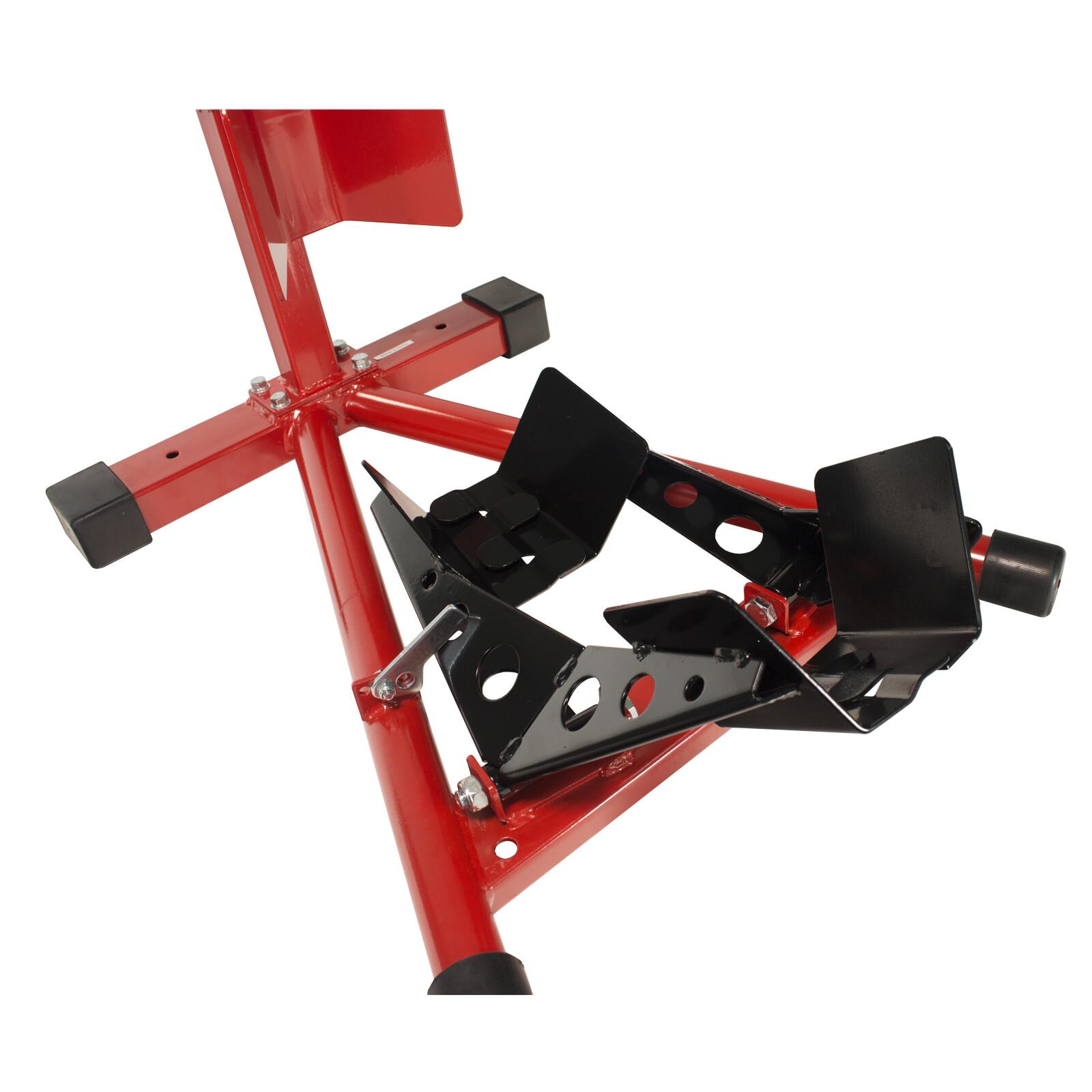 Dragway Tools Motorcycle Wheel Chock Locking & Adjusting Stand 16" - 21" Tire