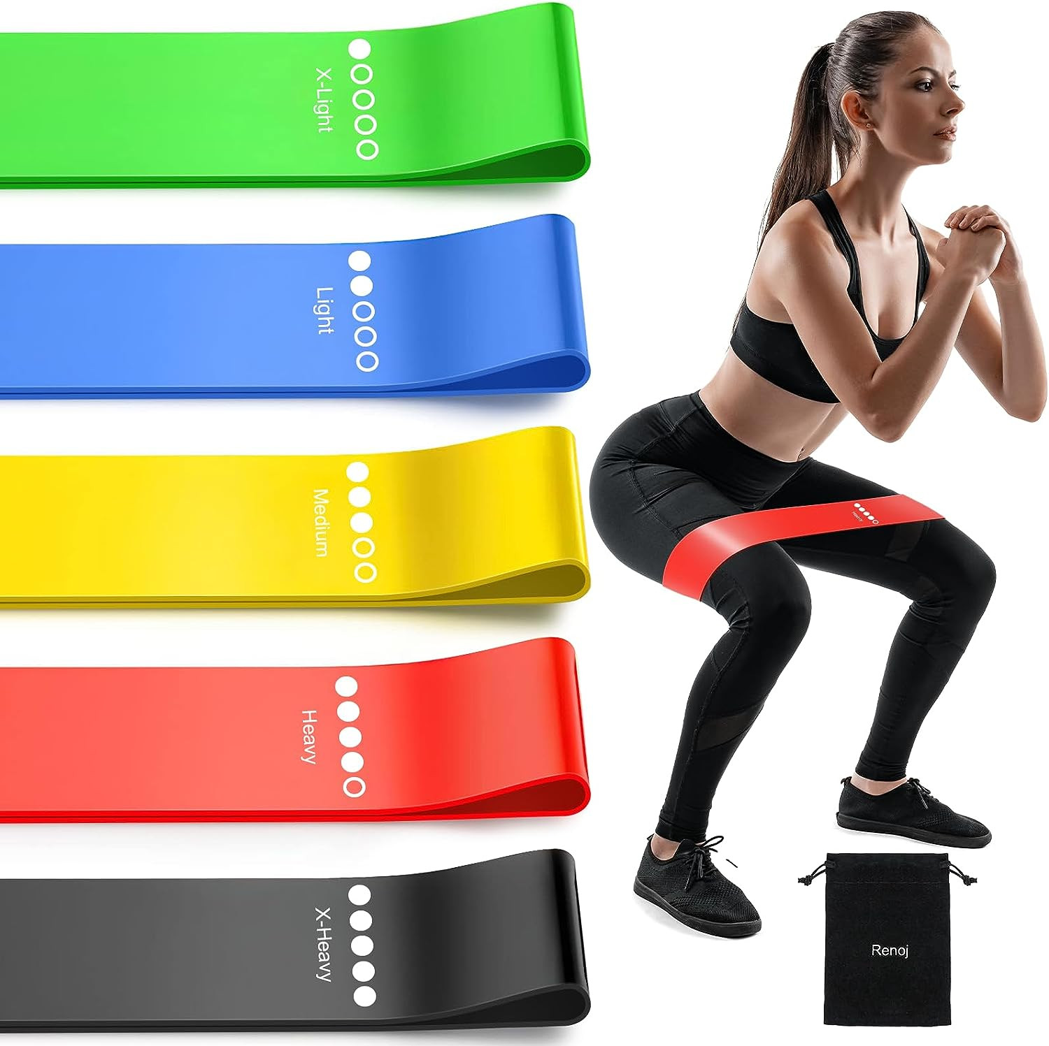 Resistance Bands for Working Out, Elastic Exercice Bands for Physical