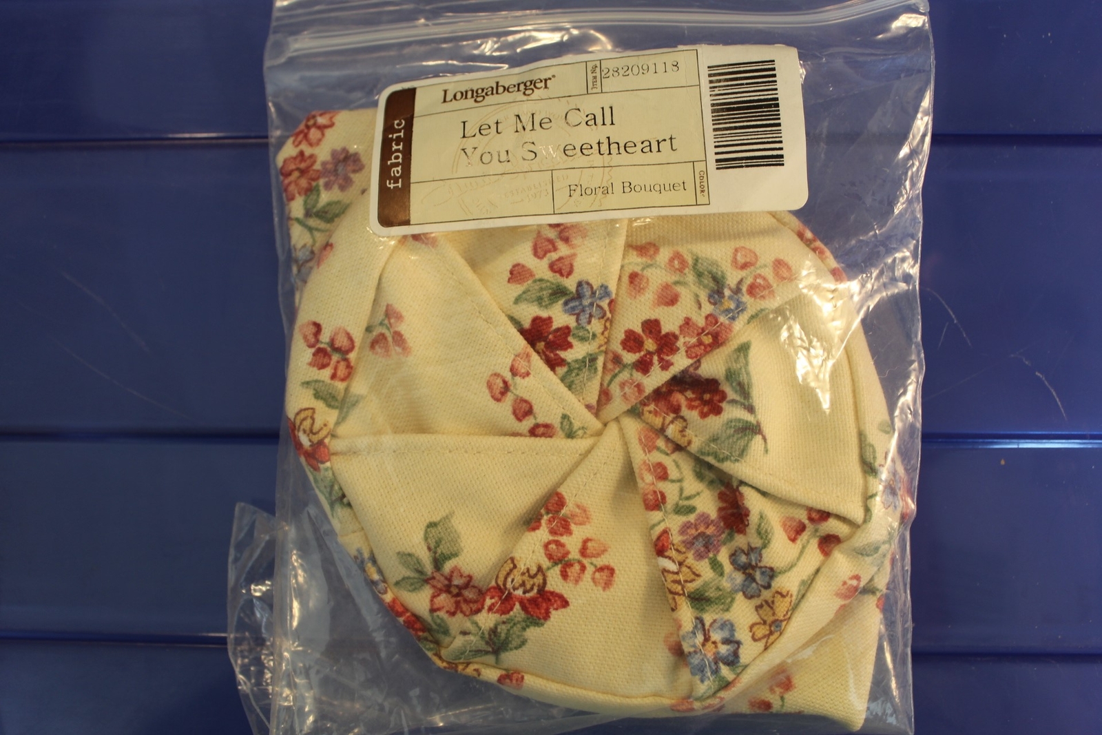 Longaberger 2004 Let Me Call You Sweetheart Basket Floral Bouquet Liner#28209118