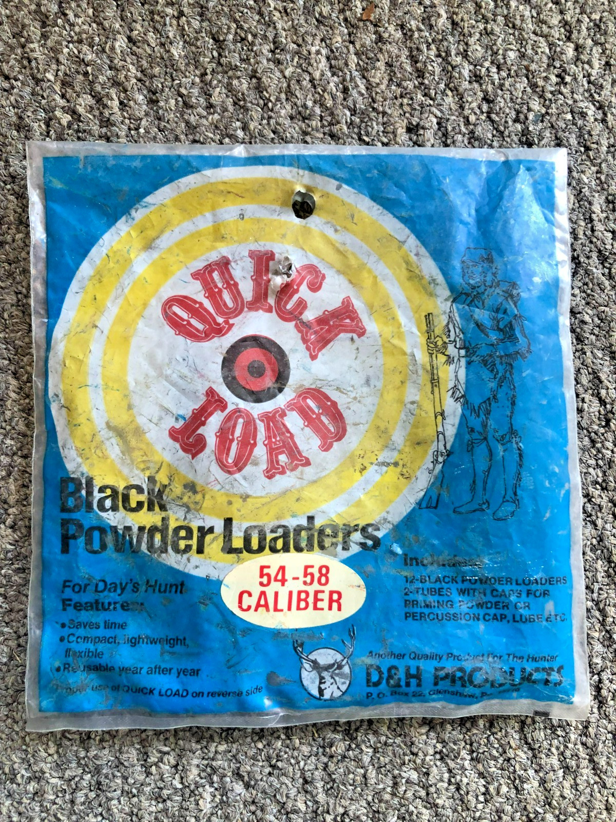 D&H Products Quick Load Black Powder Loaders For 54-58 Cal Missing 1 blk tube