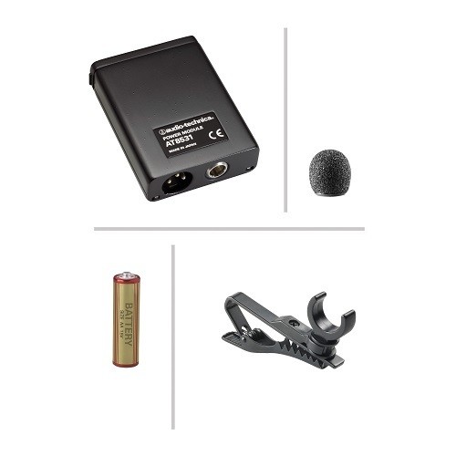 Audio-Technica 803 clip-on microphone w/ phantom power