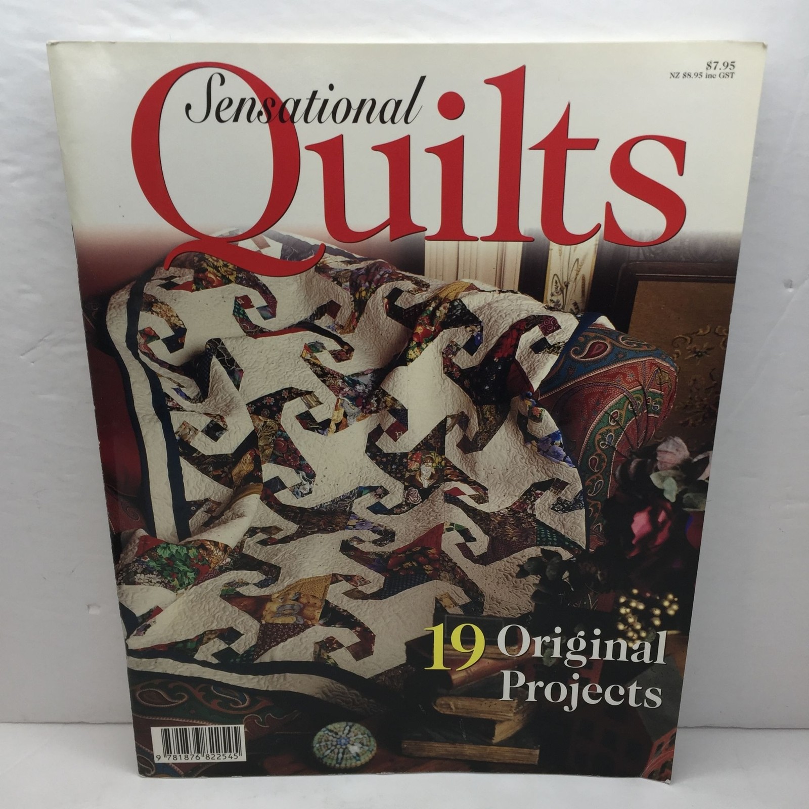 Vintage Sensational Quilts Magazine 19 Original Projects DIY Quilting Ideas