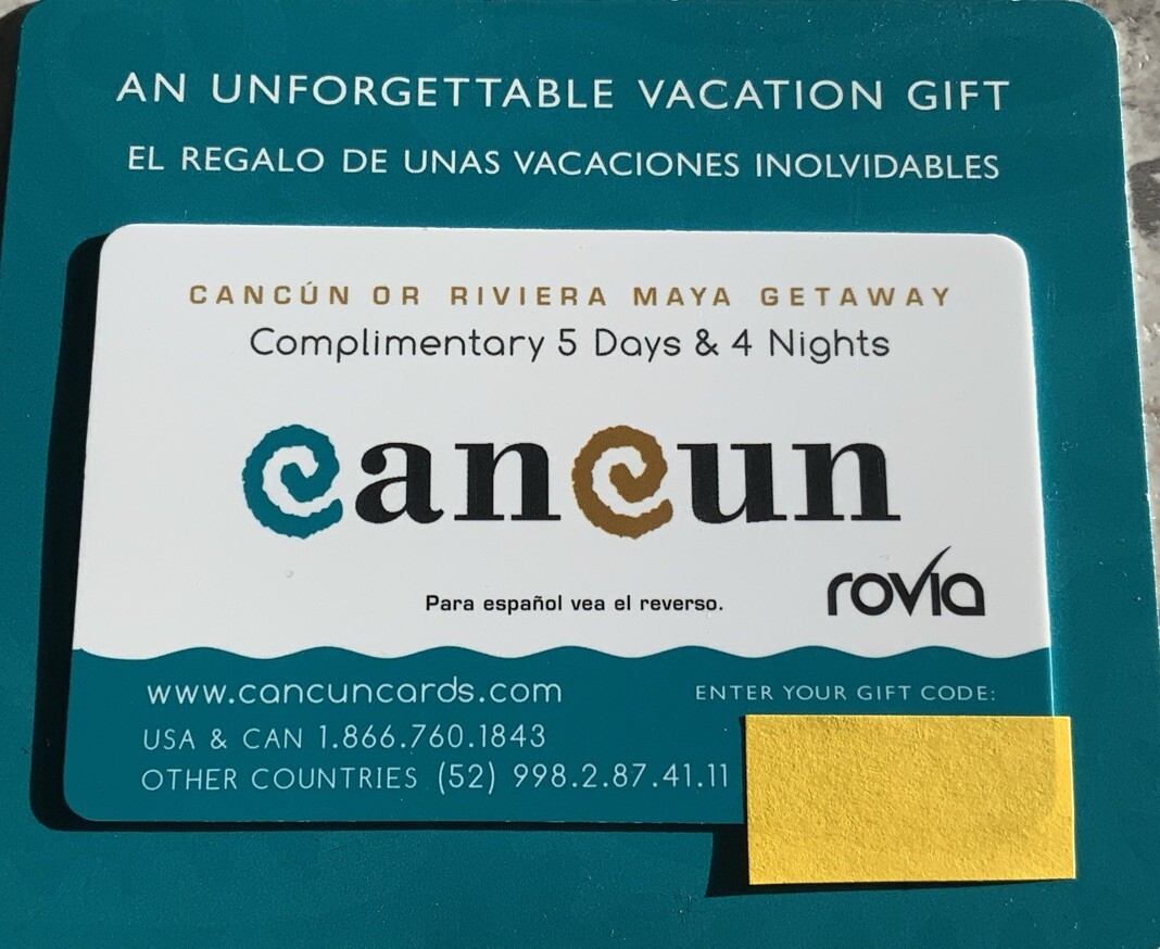 Cancun Getaway for 5 days/4 nights