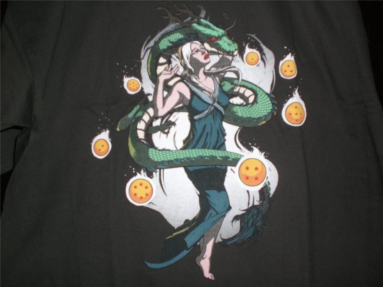TeeFury GOT LARGE "Mother of DragonZ" Dragonball Z Shirt CHARCOAL