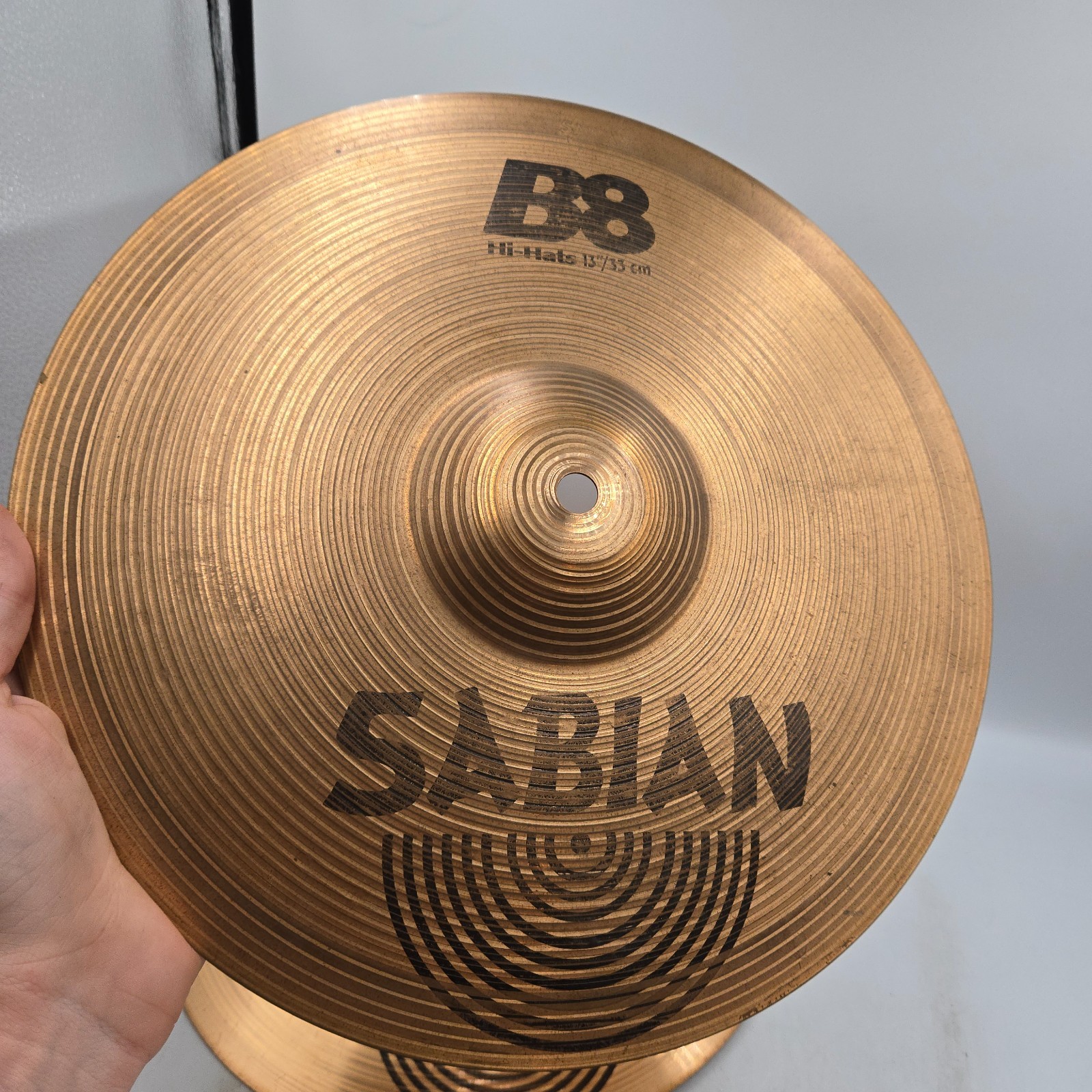 13" Sabian B8 Hi-Hat Cymbals