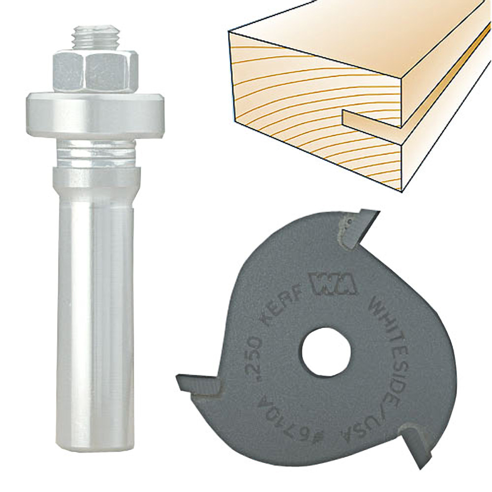 Whiteside 3-Wing Slotting Cutter, 7/64 in.
