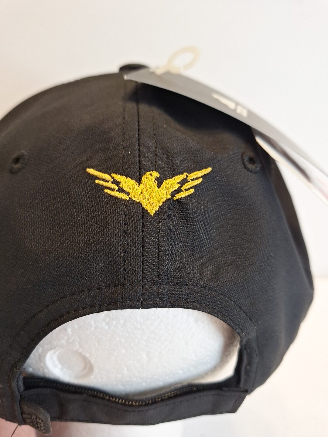 Adidas Golf Heroes Alliance Black Strapback Hat OSFM