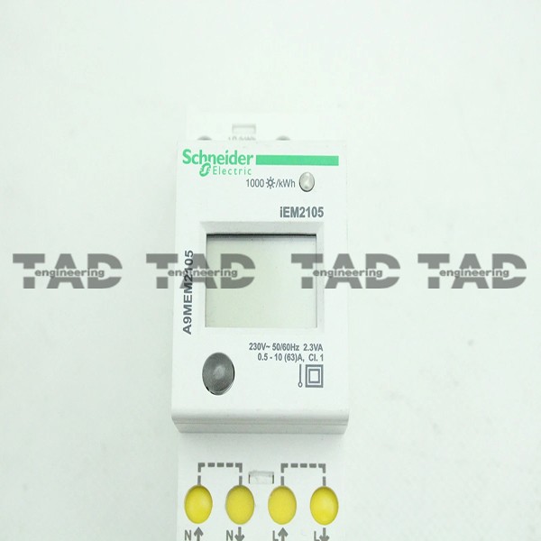 1 pcs Genuine NEW Schneider A9MEM2105 DIN Rail Energy Meter Class 1 Free Ship