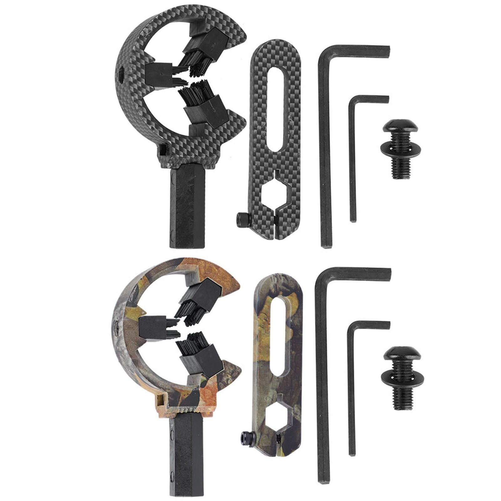 2 Types Universal Camouflage Brush  Rest Compound Bow Recurve Bow Archery