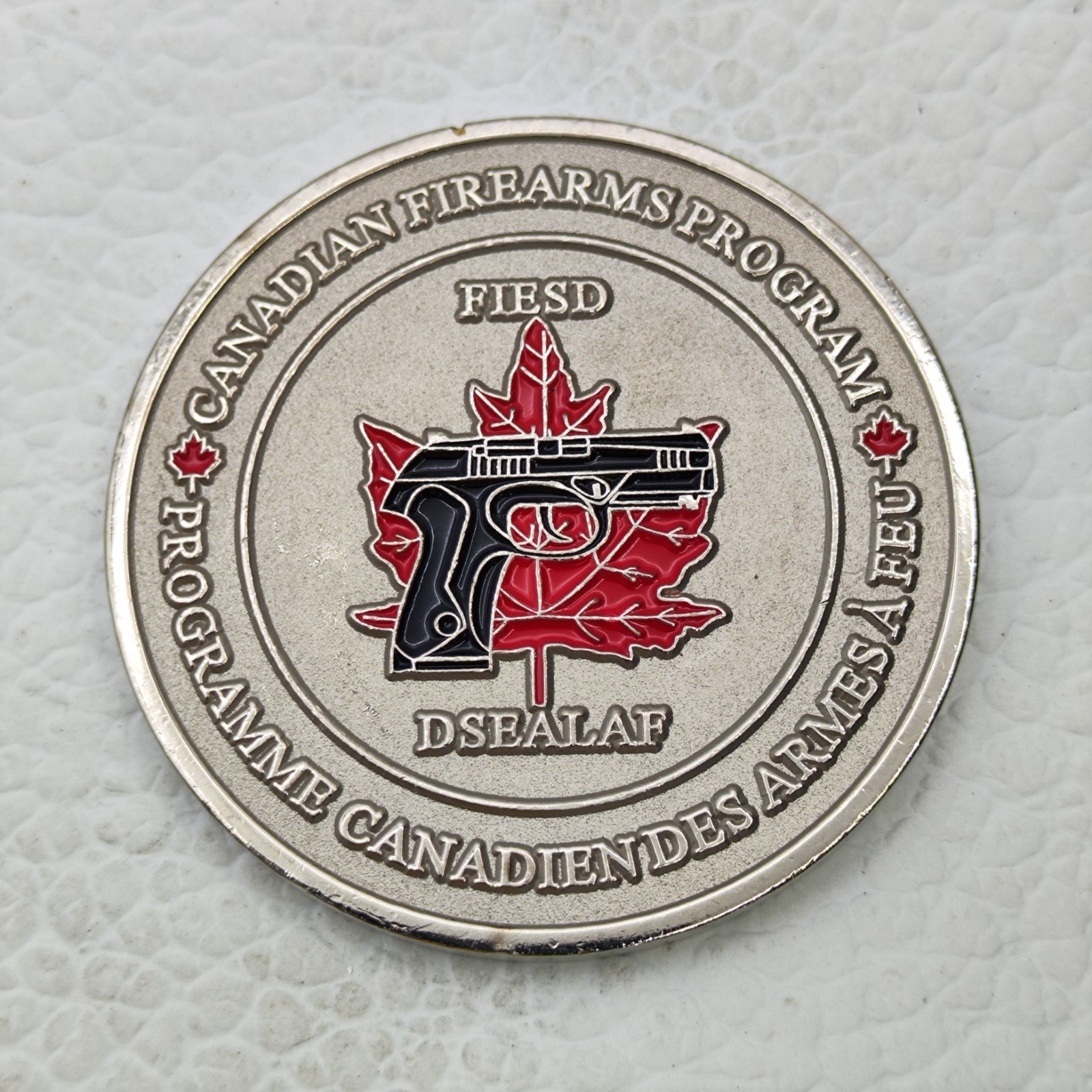 RCMP Canadian Firearms Program Insp Cunningham Challenge Coin