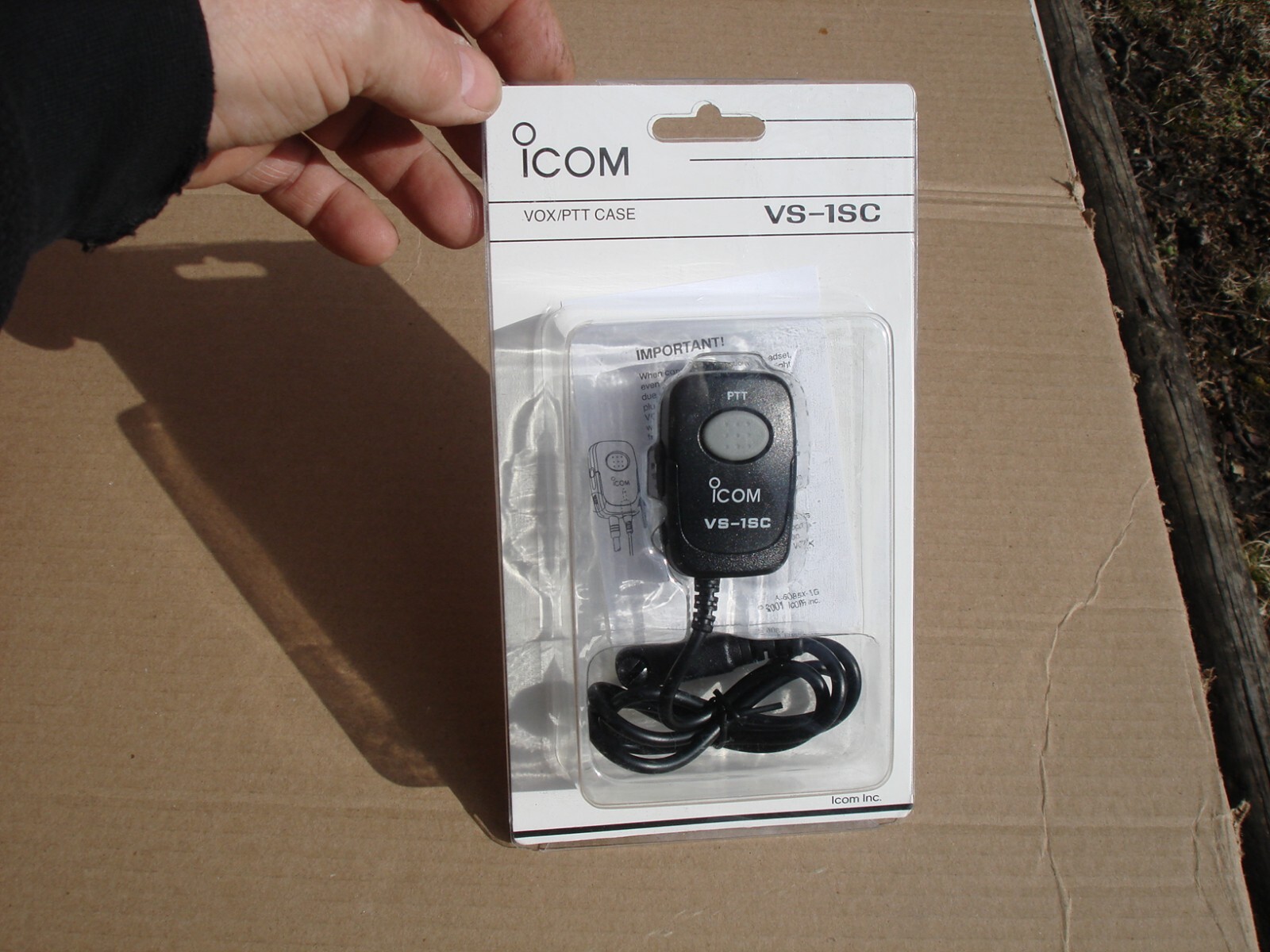 NEW Icom VS-1SC VOX/PTT Switch Case