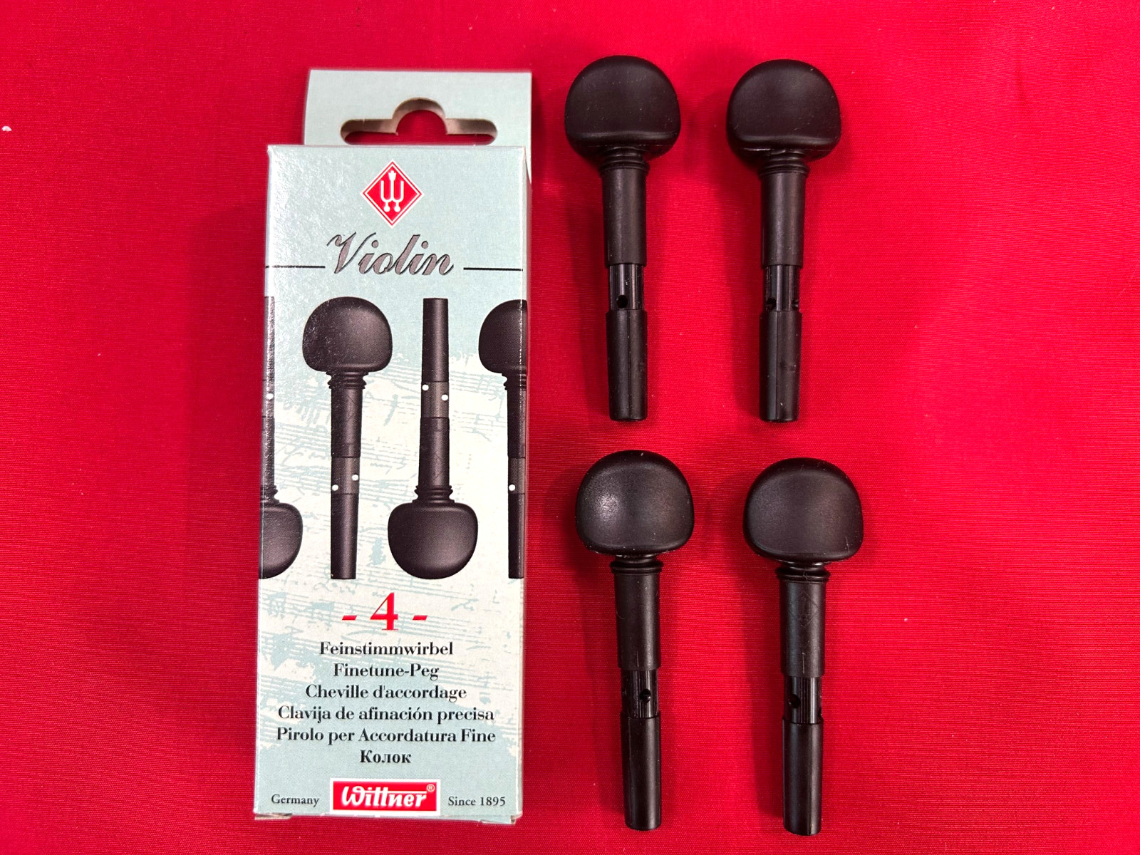 100% Authentic Wittner Violin Peg Set 8.6 MM Size