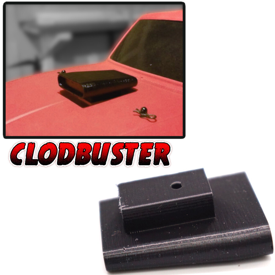 Hood Scoop Decoration *Non-Functional* for Tamiya Clodbuster 1/10