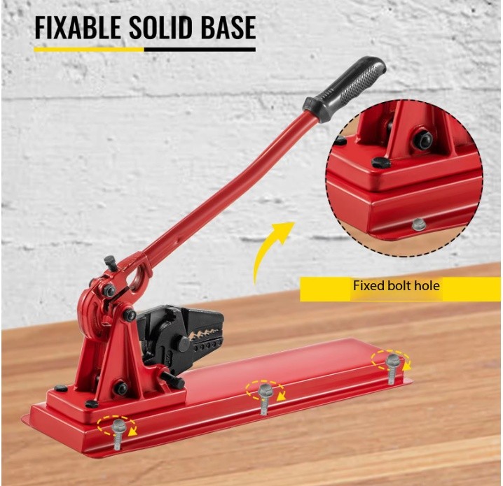 24'' Multi-Function Bench-Style Hand Swager Tool Wire Rope Swaging Machine