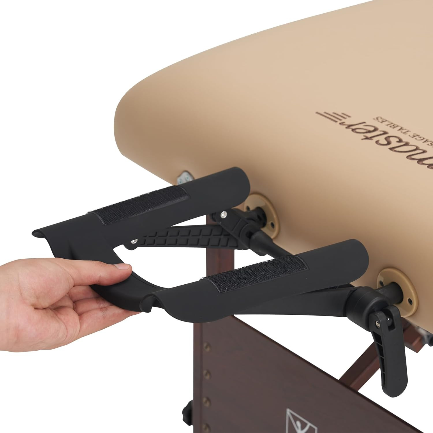 Master Massage Ergonomic Dream Face Cradle for Massage Table-Universal Size, Bla