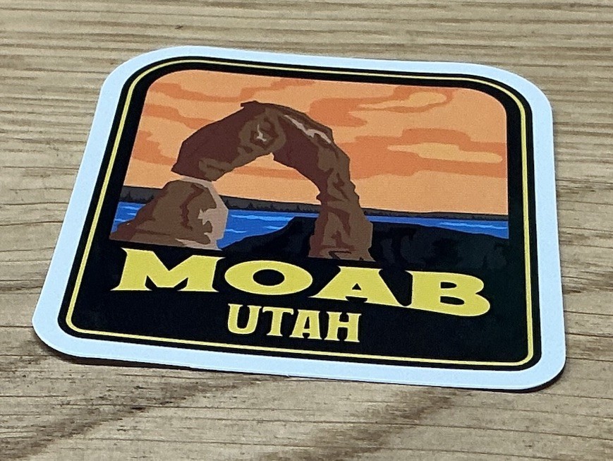 Moab Utah Arch Sticker Travel Decal