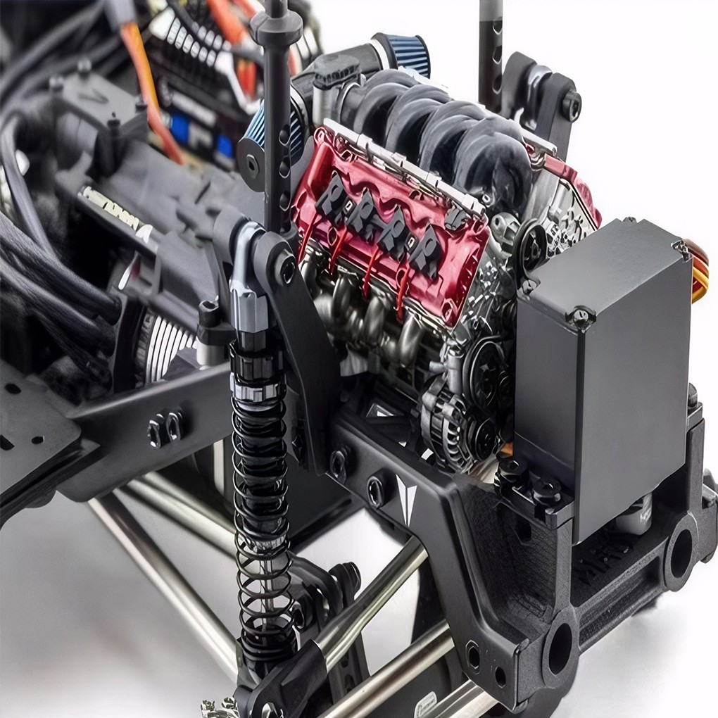 V8 Engine Model Kit DIY Assembly Motor Model Toy STEM Educational Gift