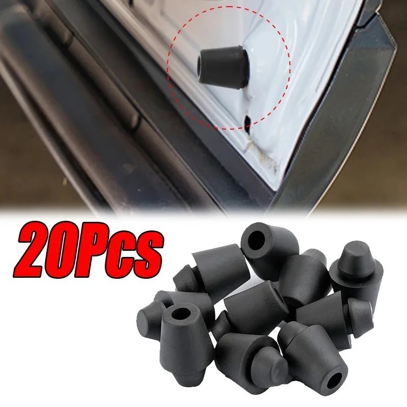 20pcs Car Door Rubber Buffer Pads Anti Collision Shock Absorber Hood Trunk UK