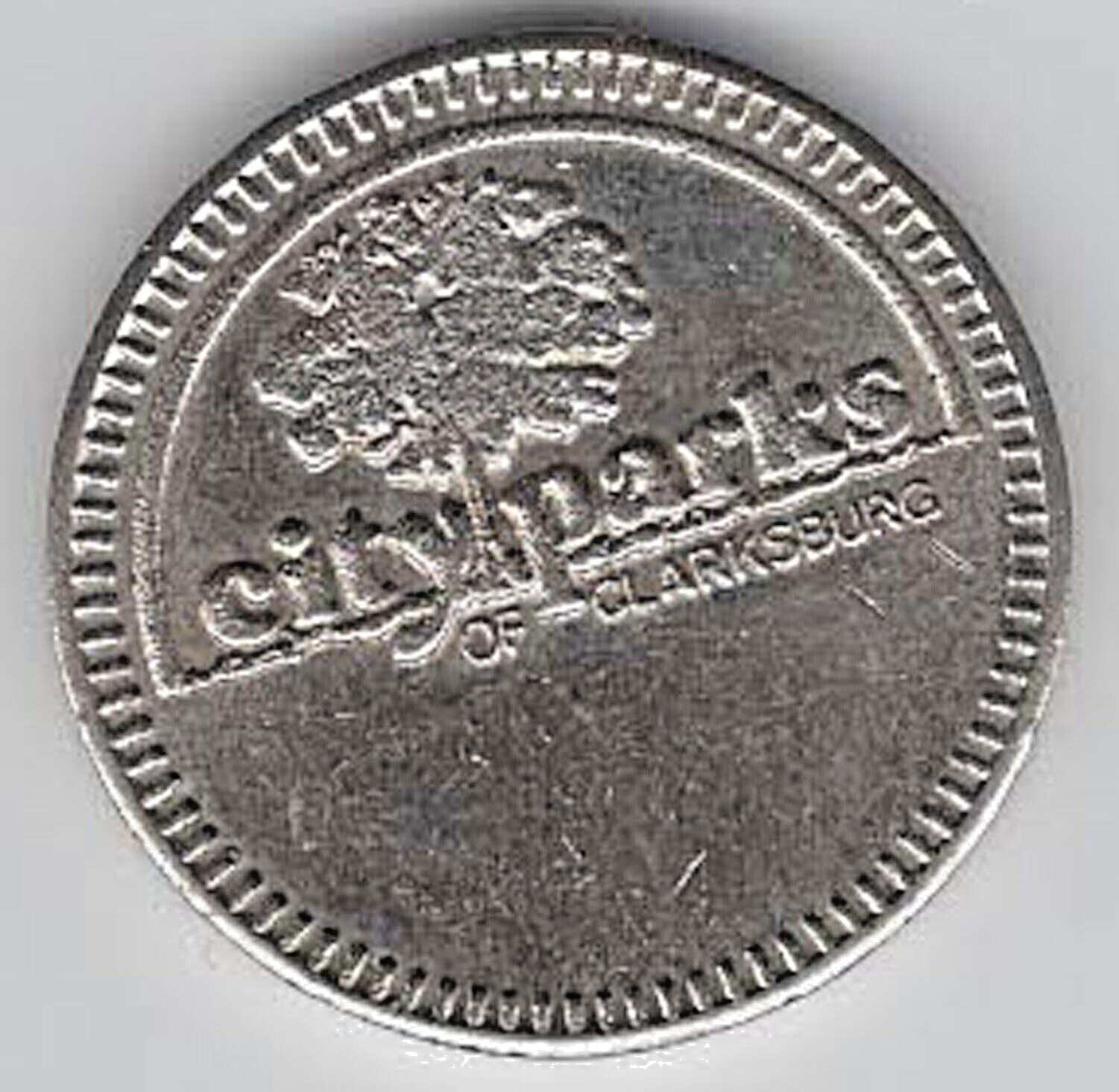 City Parks of Clarksburg, WV Amusement Token 22mm