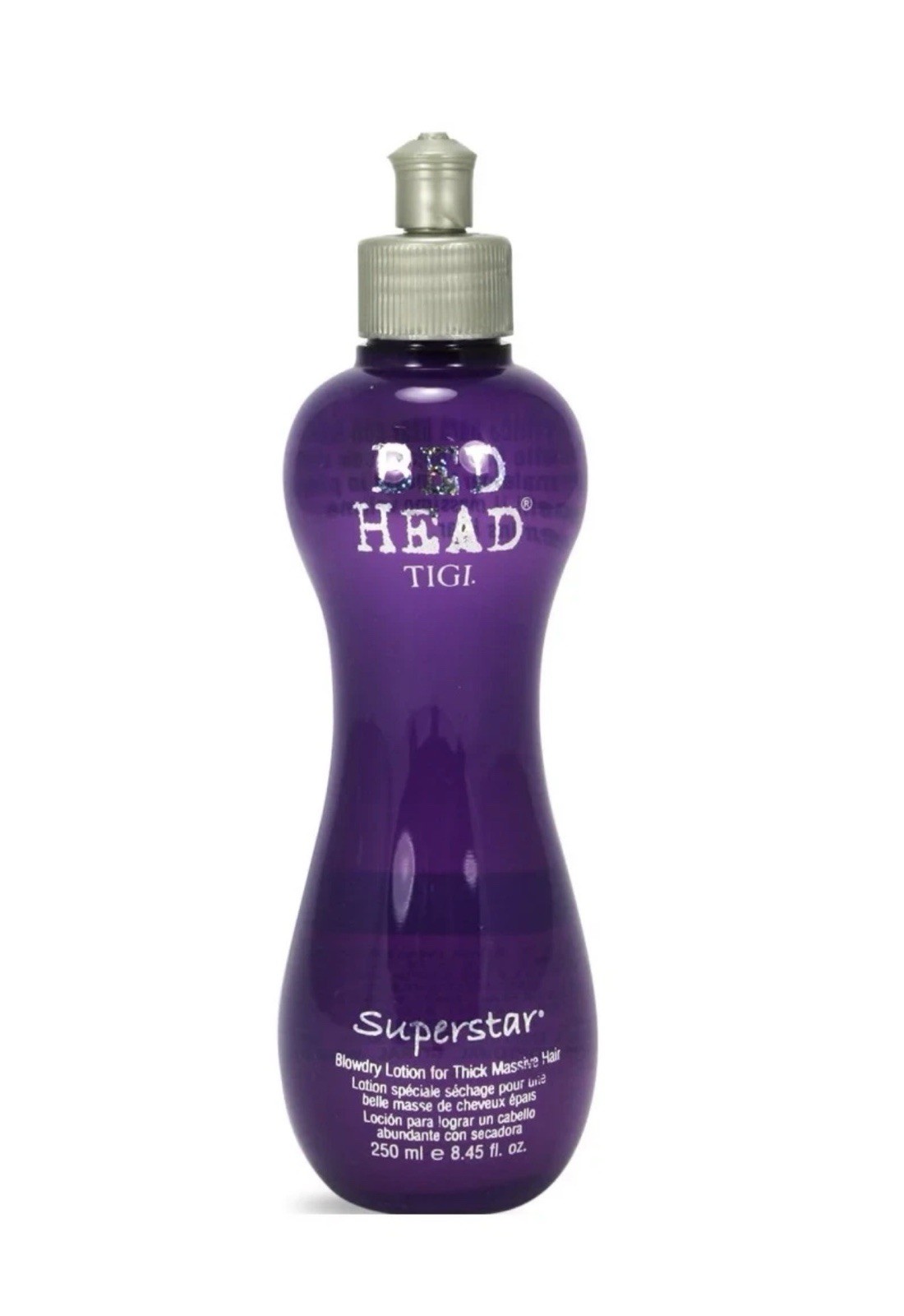 Tigi Bed Head Superstar Blowdry Lotion for Thick Massive Hair 8.5oz Blow Dry