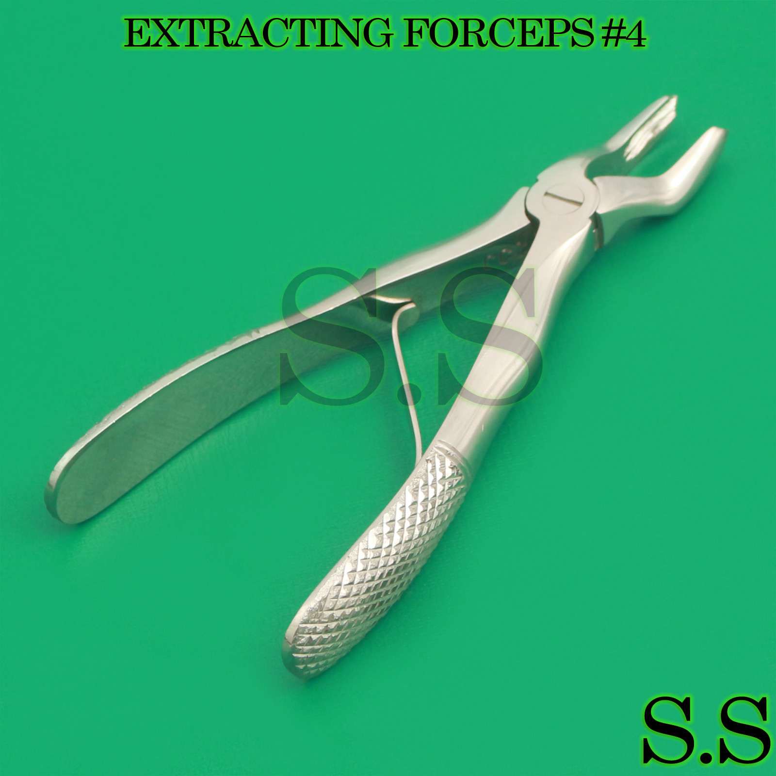 TOOTH EXTRACTING FORCEPS CHILDREN, UPPER ROOTS DENTAL INSTRUMENT *FIG 4*