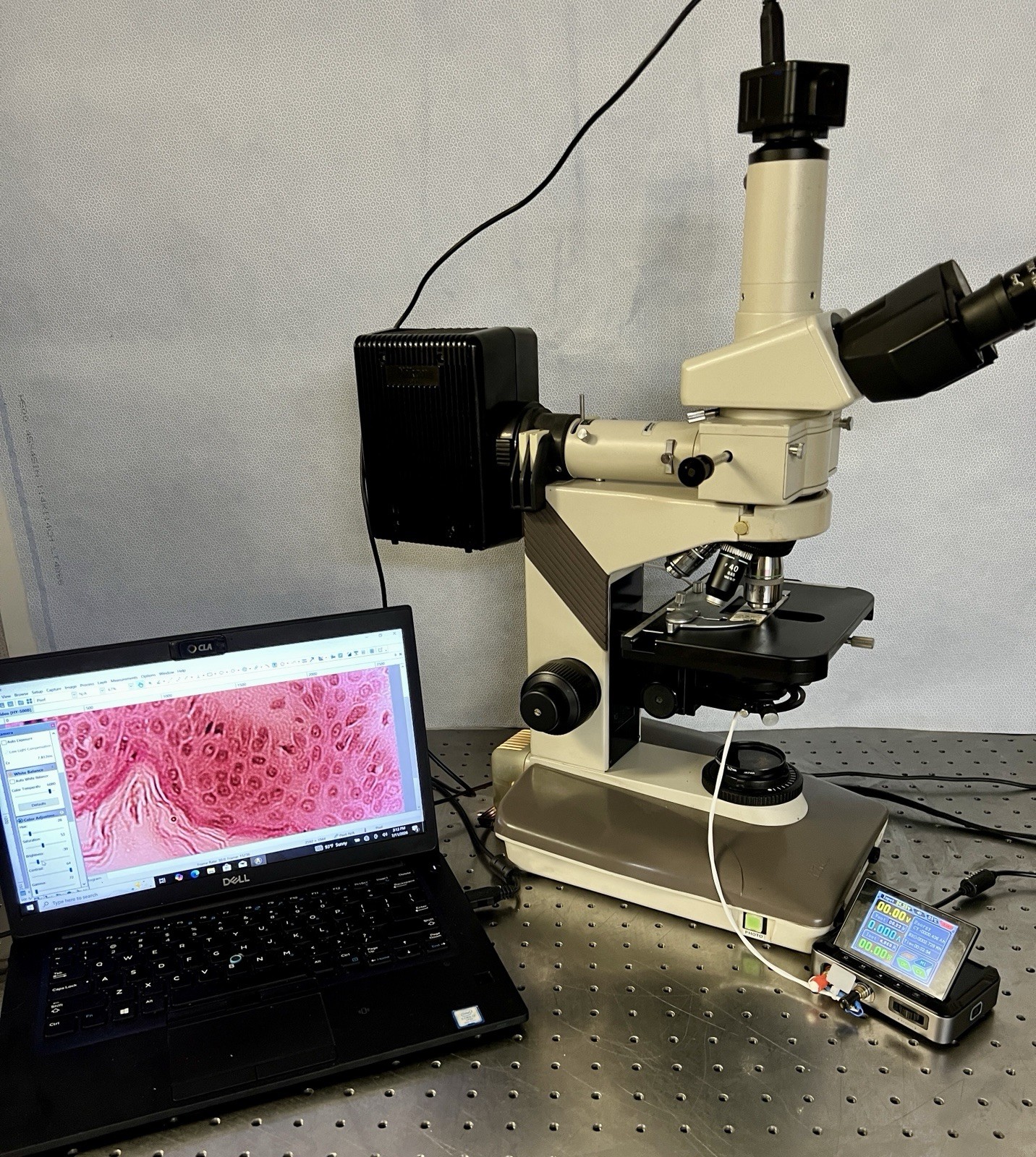 Nikon Labophot 2 LED Fluorescence Microscope CAM + Guarantee