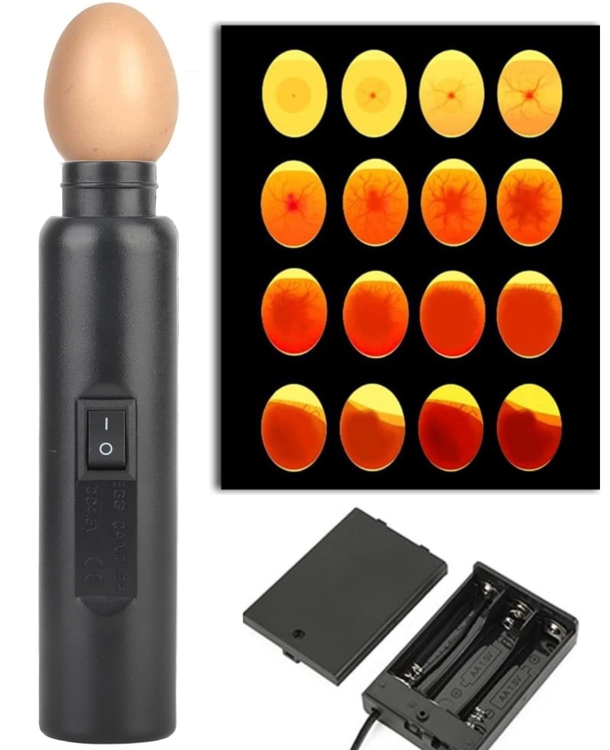 Ktsxxops Bright Cool Led Light Egg Candler Tester High Cool Led Light Candling