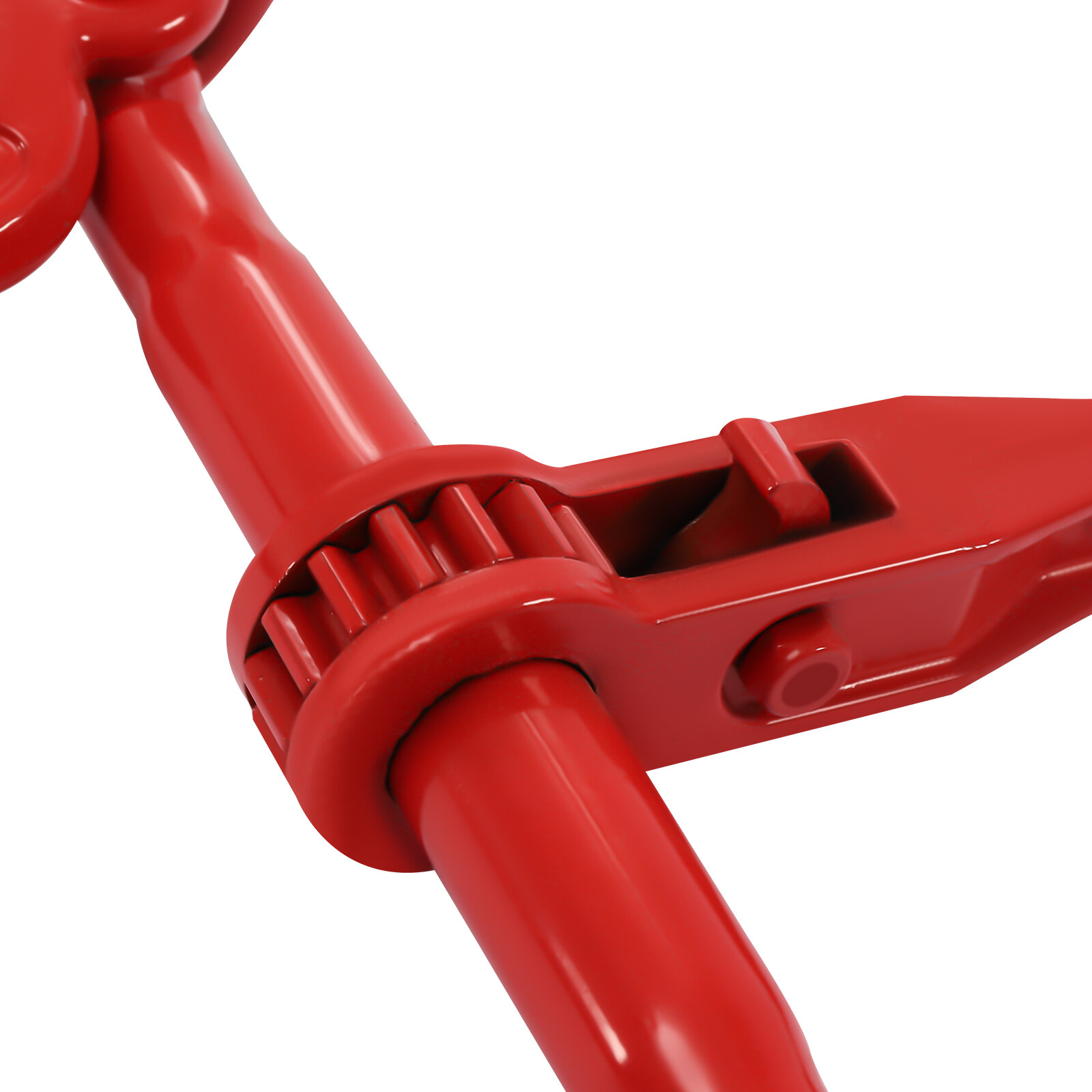 2pcs 3/8-1/2inch Ratchet Chain Binder Load Binders 9,200 Lbs Adjustable Hook
