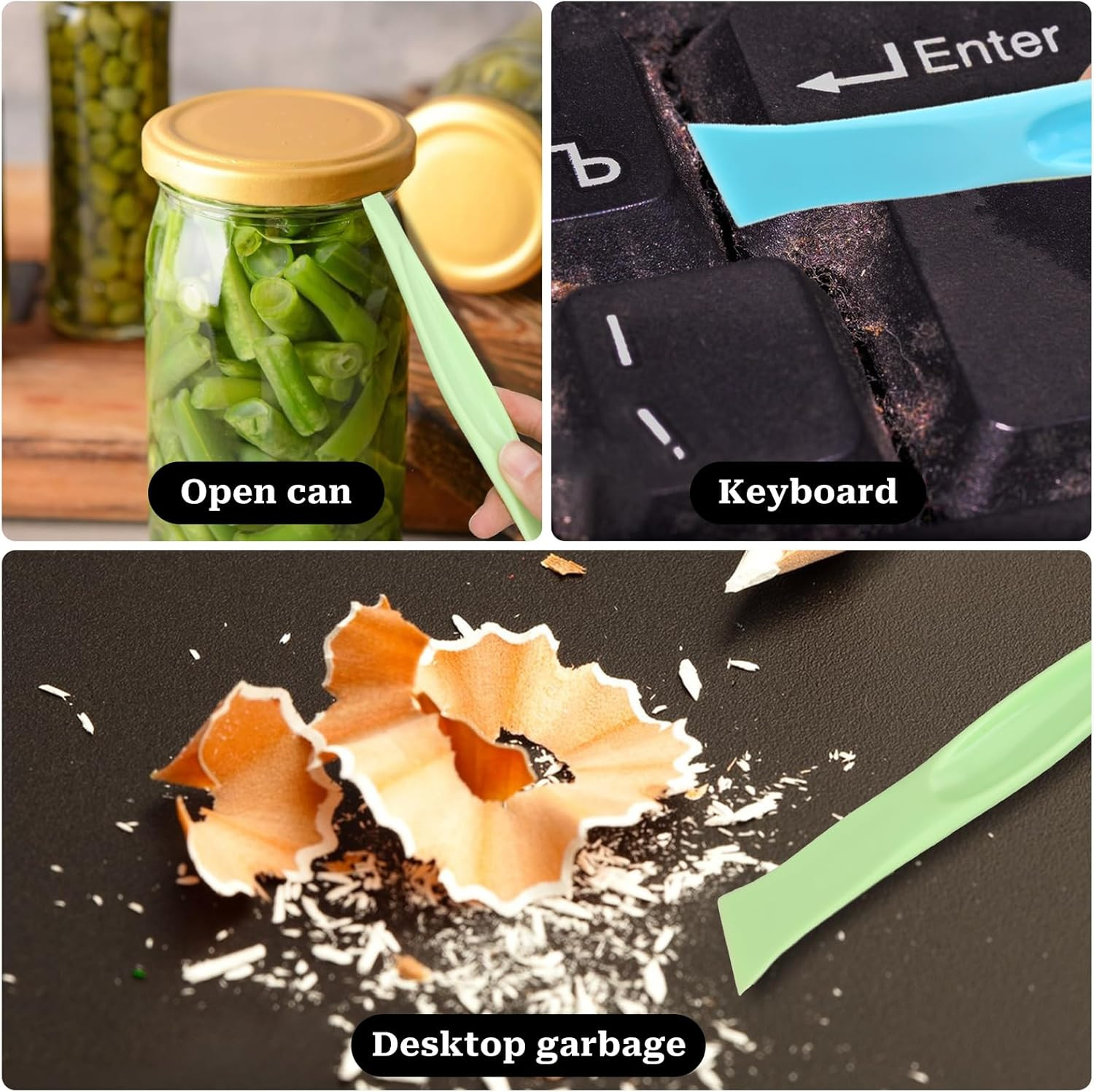 2 in 1 Plastic Scraper Tool,Multi-purpose No-Scratch Scraping Tools Small Scrape