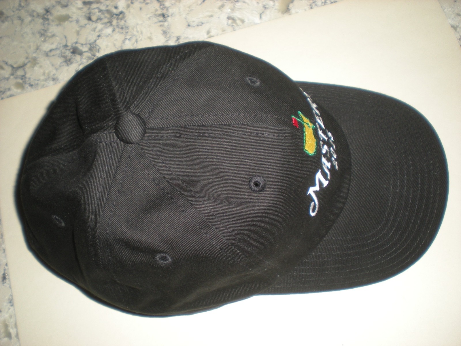 Masters 2015 Championship Black Golf Hat/Cap Adjustable NWOT