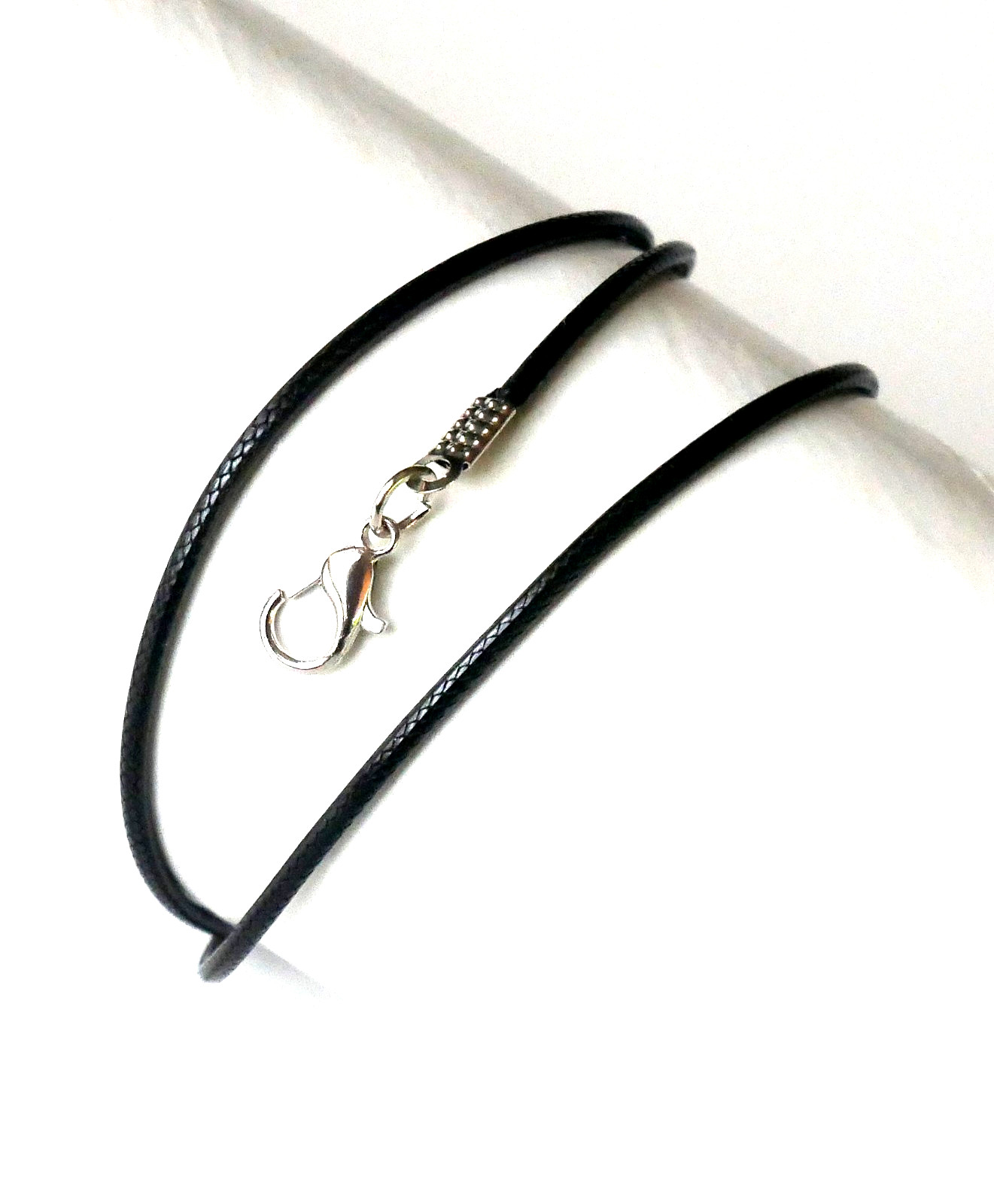 Premium Leather Cord with Clasp for Pendants and Medals