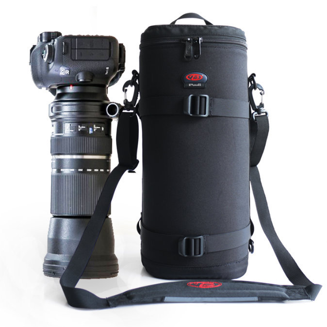 14.5x35cm Thick strong Lens Bag Pouch Case for Tamron / Sigma 150-600mm 150-600
