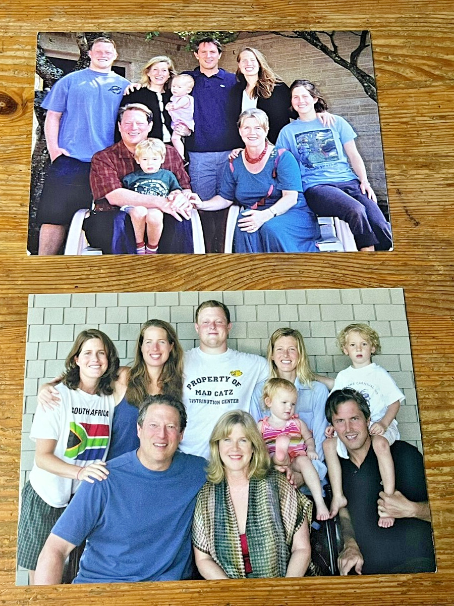 Al Gore Christmas Card Lot Vice President Tipper Family Holiday Cards 2002 2003