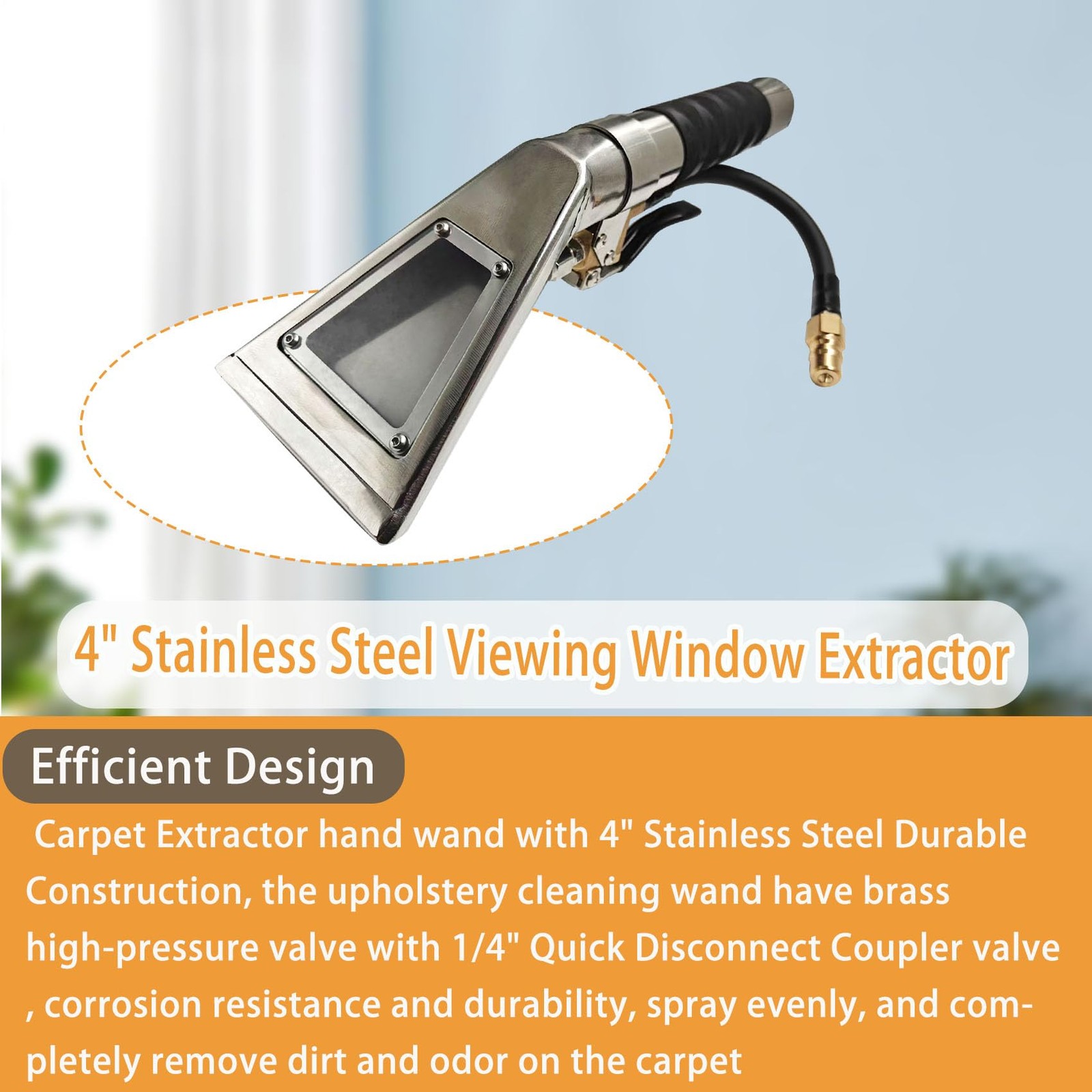 Extractors Upholstery Detailing Tool with Viewing Window,Auto detailing tools