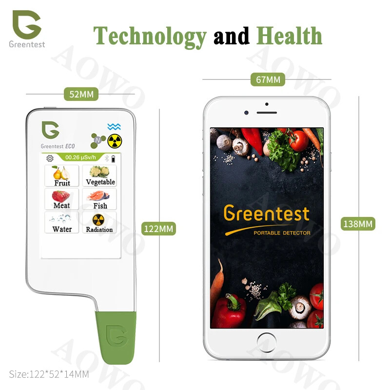 Greentest-Food Safety Detector Nitrate Tester Fruit  Vegetable Meat Radiation