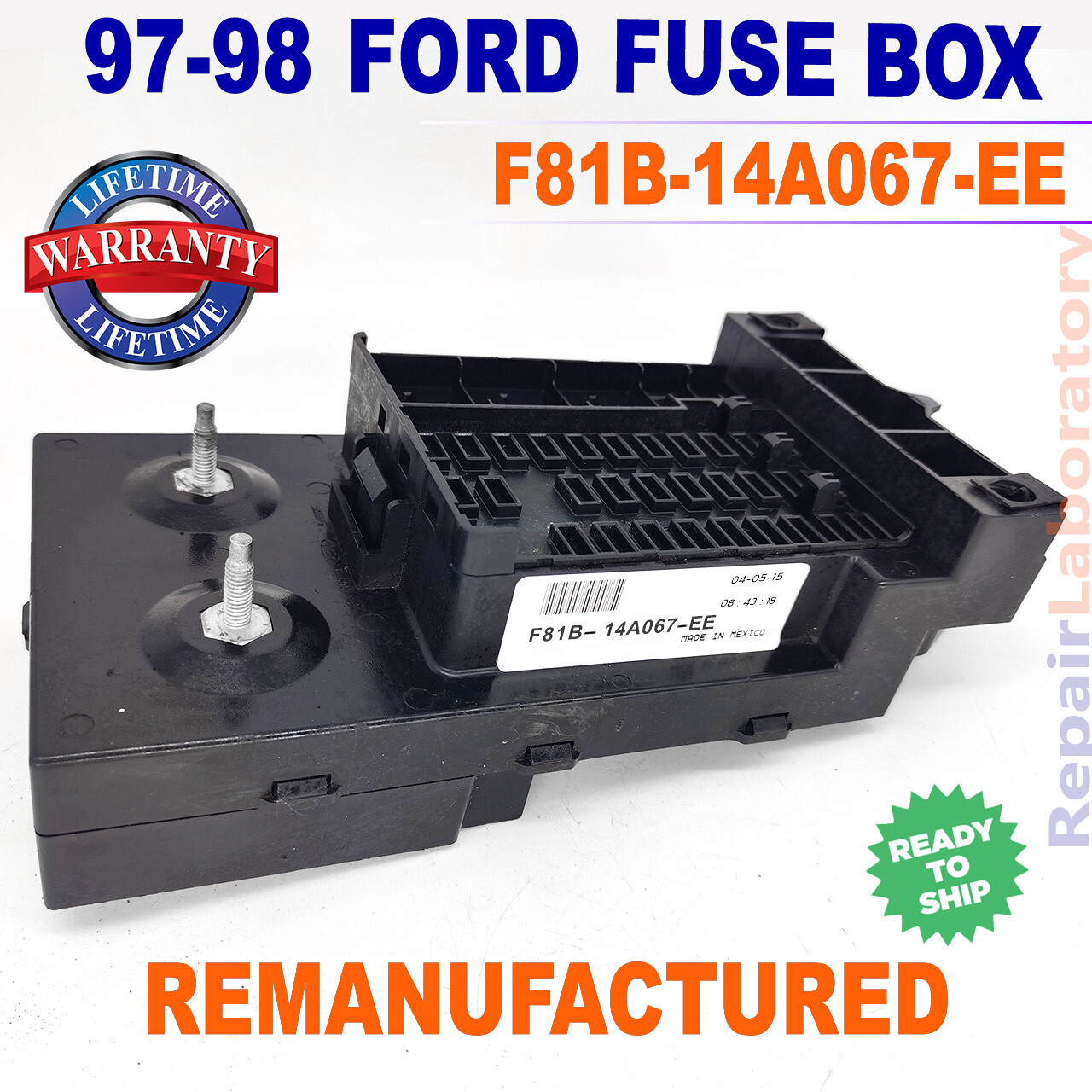 ✅ReBuilt✅  F81B-14A067-EE 1997-1998 Ford F250-F550 Fuse box