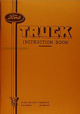 1935 Ford 1 and a half ton truck Owners Manual 35 Owner Instruction Book 1.5 ton